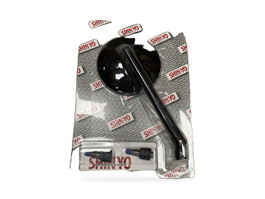 Specchietto Shin Yo Ponza, nero, omologato E