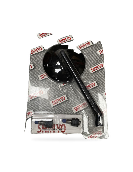 Specchietto Shin Yo Ponza, nero, omologato E