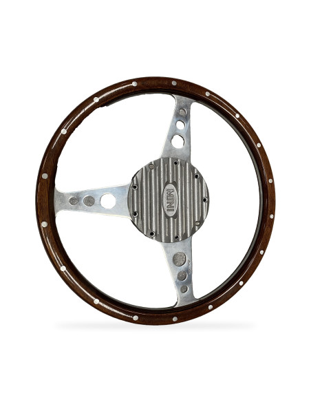 Volante Moto-Lita per Mini classica, corona in legno, con mozzo
