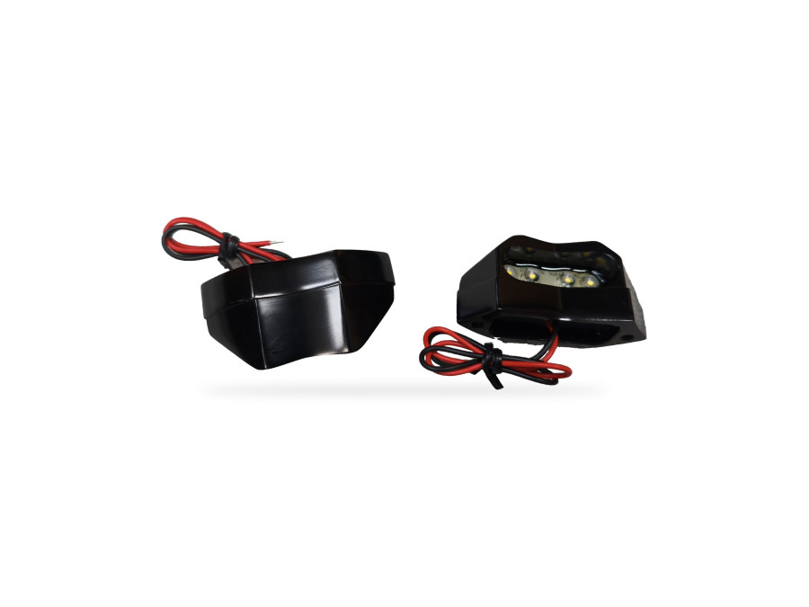 Luce targa Ermax, nero