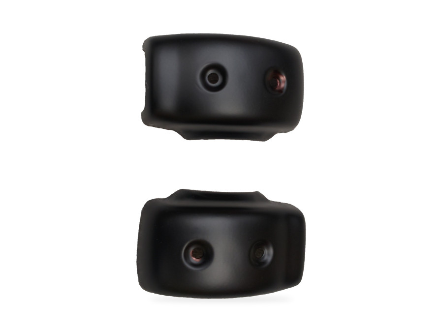 Coppia di copri iniettori Royal Enfield 650, nero