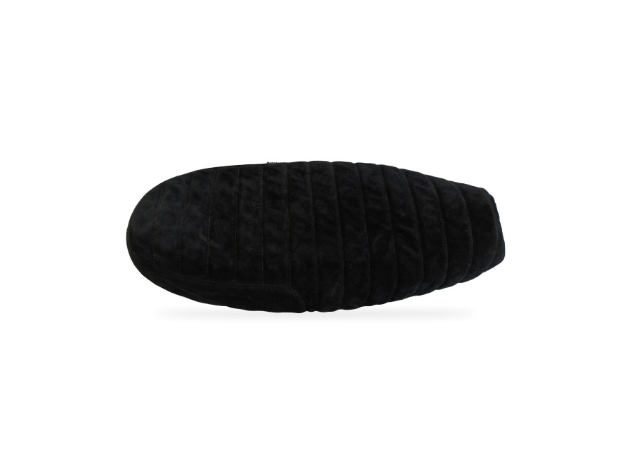 Rivestimento sella Triumph Bonneville T120, pelle scamosciata, nero