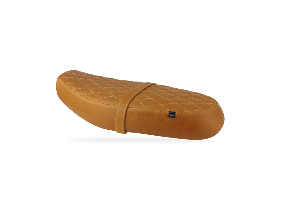 Sitzbankbezug BSA Gold Star 650, Leder, hellbraun