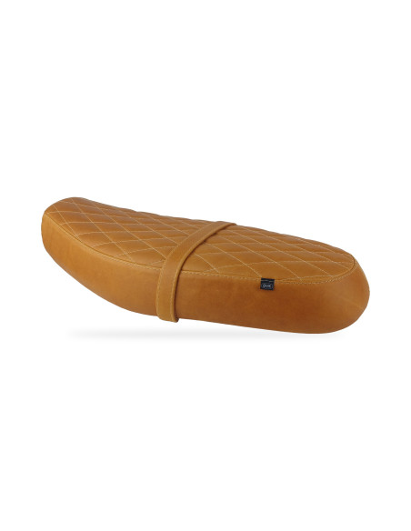 Sitzbankbezug BSA Gold Star 650, Leder, hellbraun