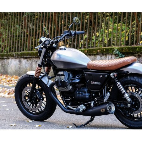 Monza type tank cap for motorcycle guzzi v7iii / v9