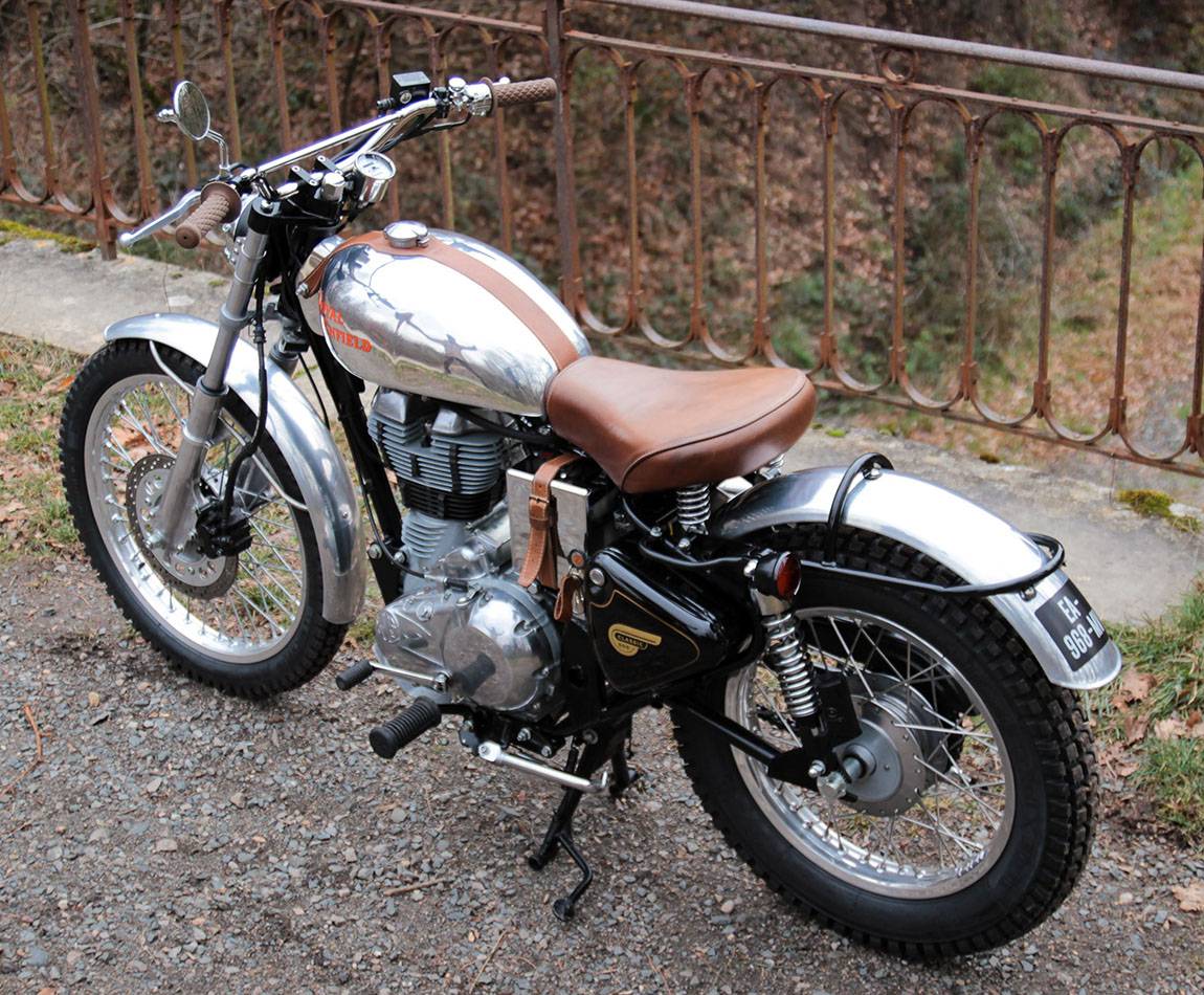 Scrambler rear mudguard for Royal Enfield Classic / Bullet Scrambler rear mudguard for Royal Enfield Classic / Bullet