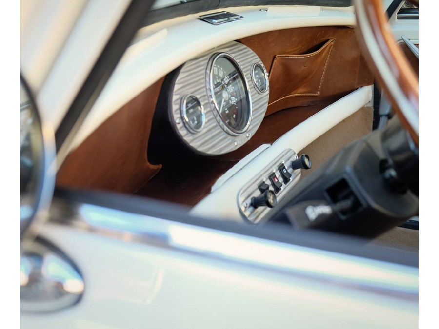 Fondo del cruscotto con bordo in pelle per Austin Mini (1967-2000)