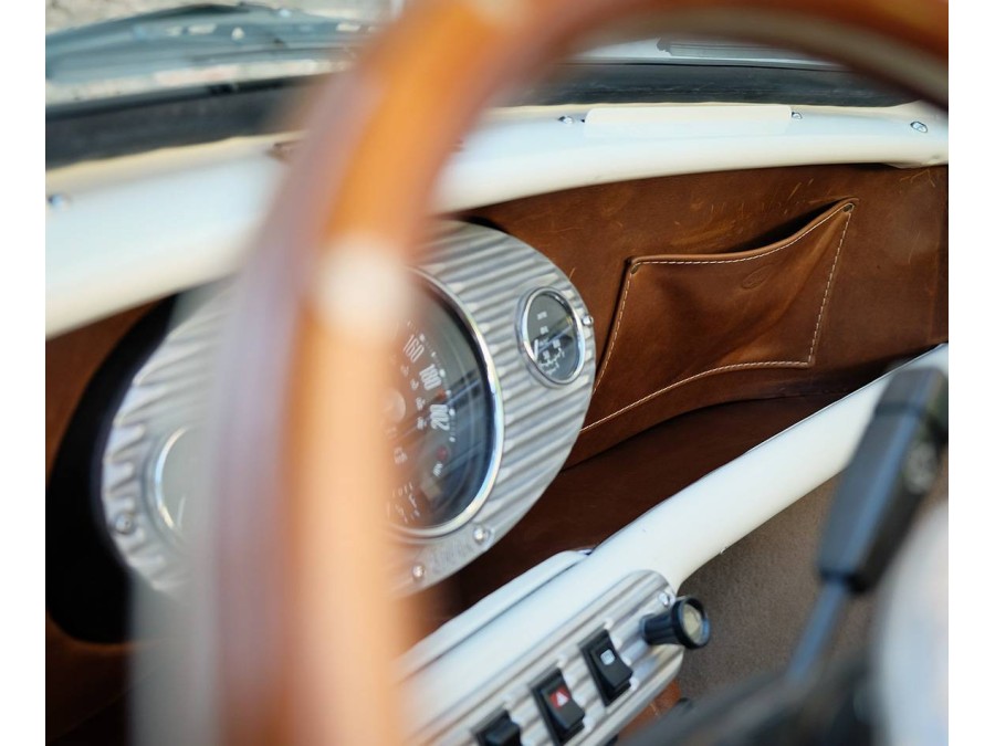 Fondo del salpicadero con borde de cuero Austin Mini (1967-2000)