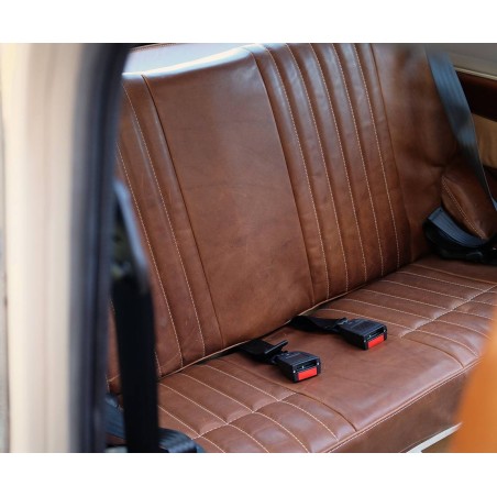Rücksitzbank aus vollnarbigem Leder für Austin Mini (1967–2000)