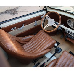Vordersitze aus vollnarbigem Leder für Austin Mini (1967–2000) 2