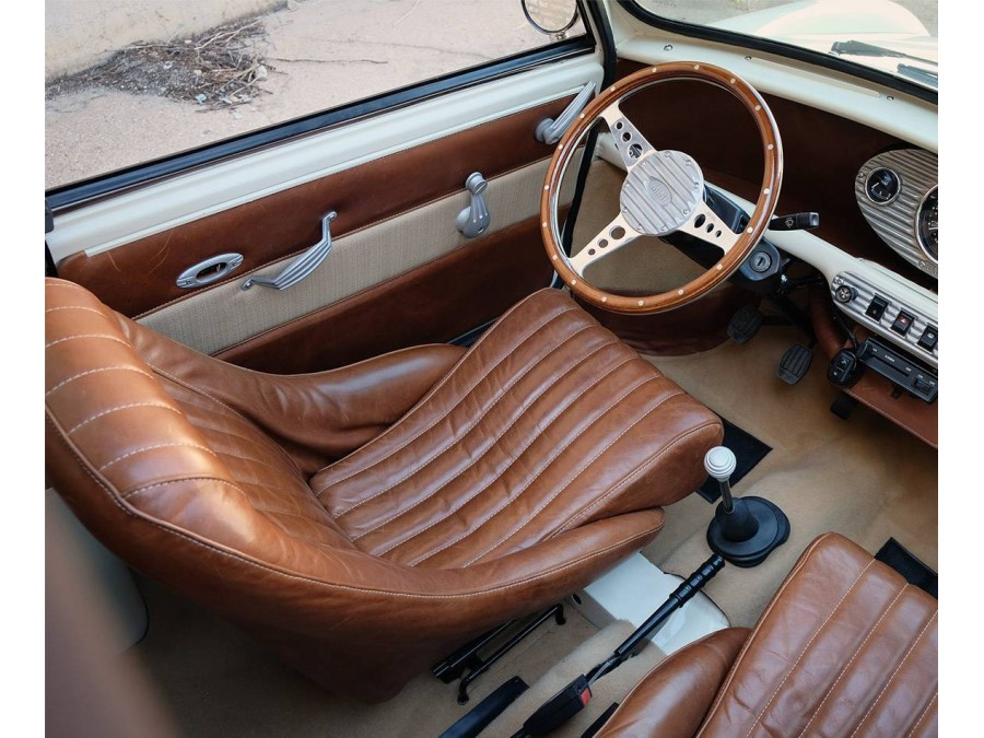 Vordersitze aus vollnarbigem Leder für Austin Mini (1967–2000)