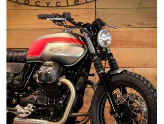 Moto guzzi- Support de fixation d'échappement haut - Moto Guzzi V7