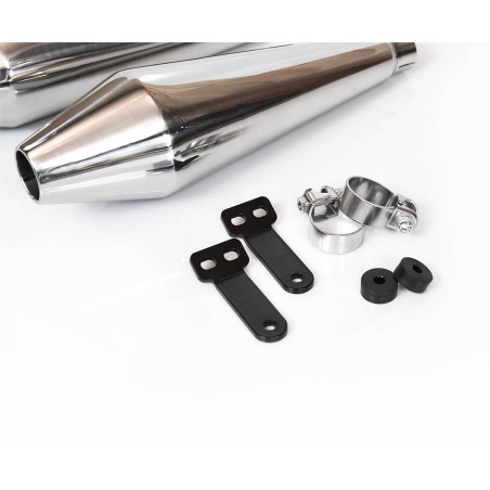 Silenziatore di scarico in acciaio inossidabile Thruxton 1200 / Speed ​​Twin