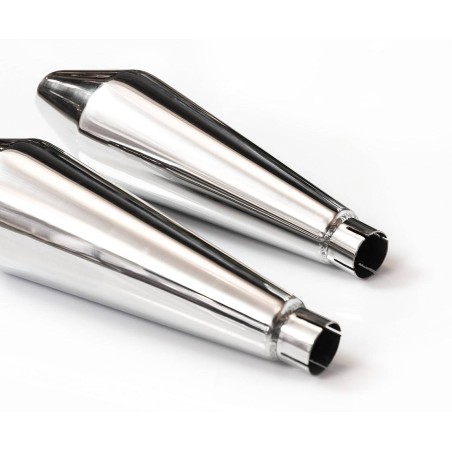 Silenciador de escape de acero inoxidable Thruxton 1200 / Speed ​​Twin