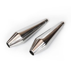 Stainless steel silencers for Triumph Thruxton 1200 / Speed Twin