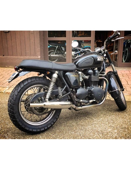 Silenciador de escape de acero inoxidable para Triumph (Av. 2016)
