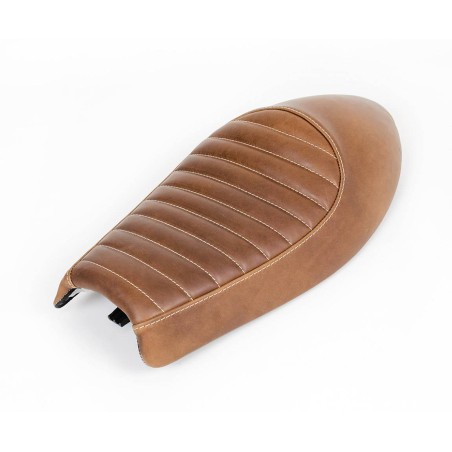 Sella in cuoio Racer per Triumph Thruxton 1200
