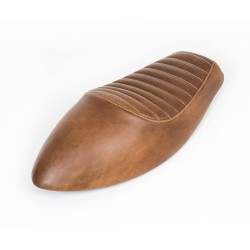 Sella in cuoio Racer per Triumph Thruxton 1200
