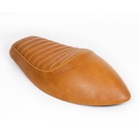 Saddle de cuero Racer para Triumph Thruxton 1200