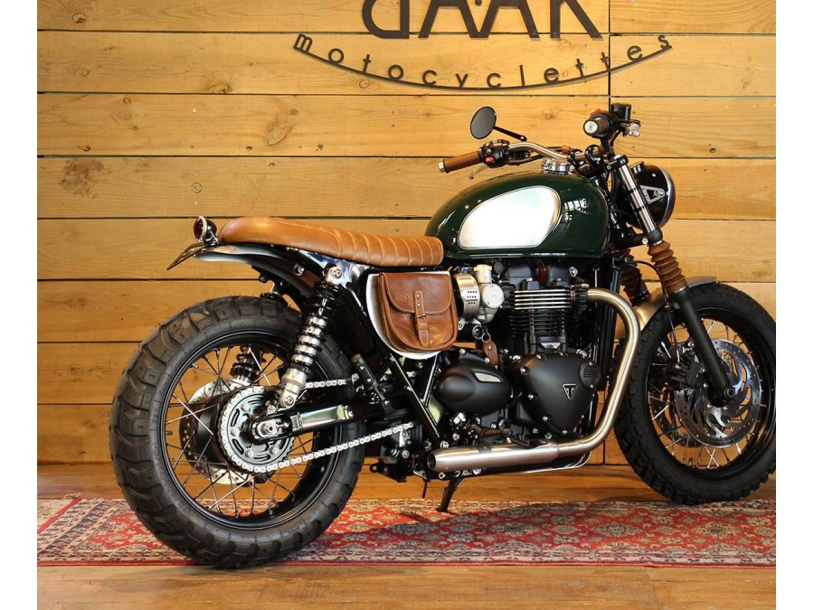 Seitentasche aus Leder für Triumph (2016-...) : Eleganz und Stil