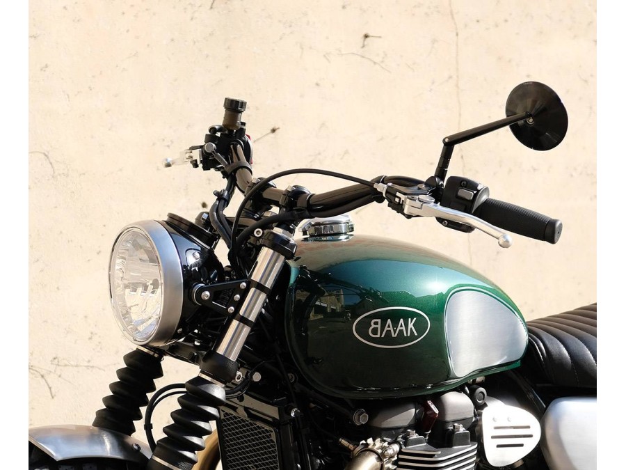 Runder klassischer Motorrad-Rückspiegel ø10