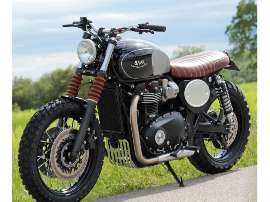 Tapa lateral con placa para Triumph (a partir de 2016)