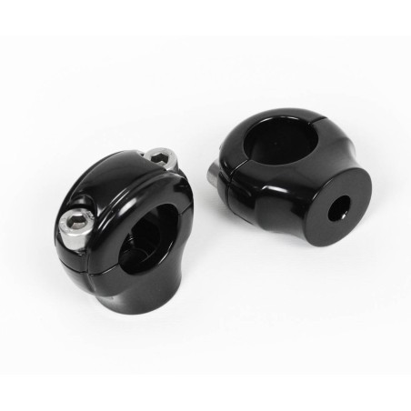Abrazaderas de manillar para moto clásica vintage tipo cafe racer en aluminio
