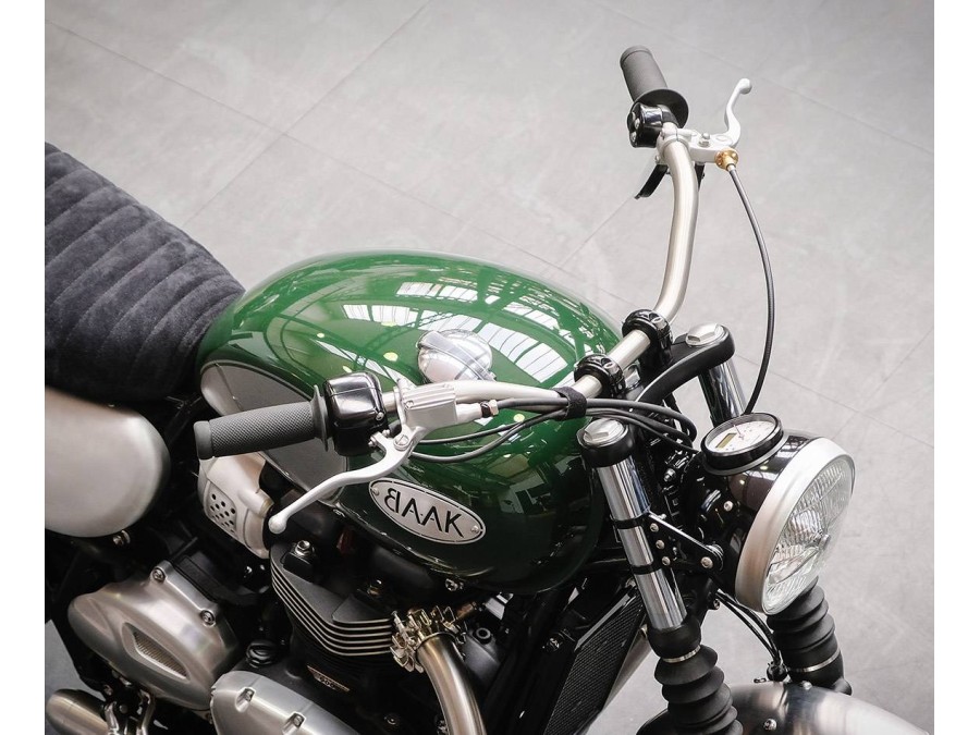 Abrazaderas de manillar para moto clásica vintage tipo cafe racer en aluminio