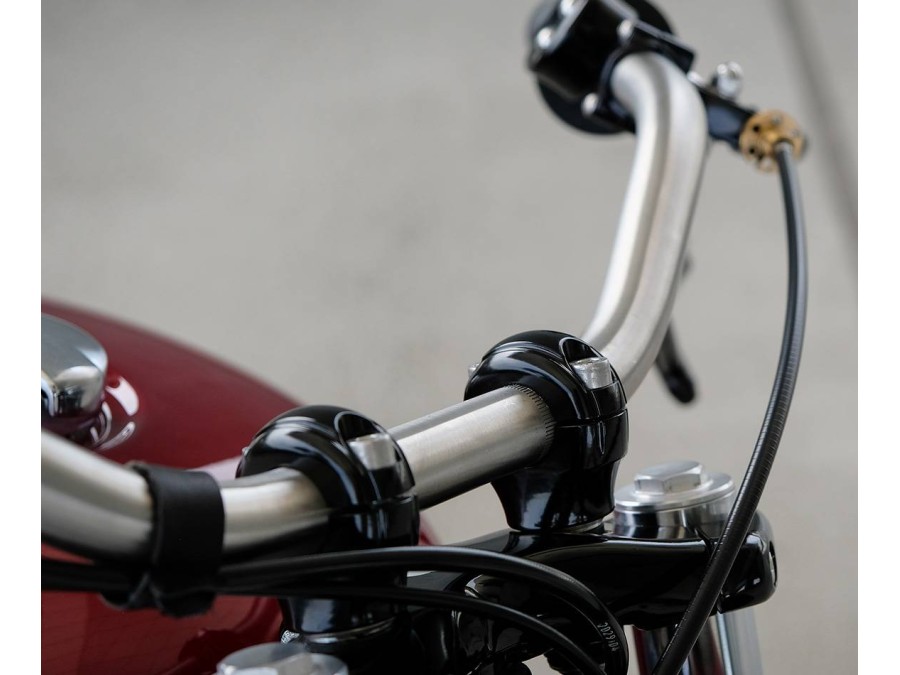 Lenkerklammern für klassische Vintage-Motorräder im Café-Racer-Stil aus Aluminium