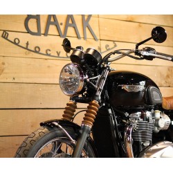 Runde vordere Scheinwerfer für klassisches Motorrad Ø180 mm 2