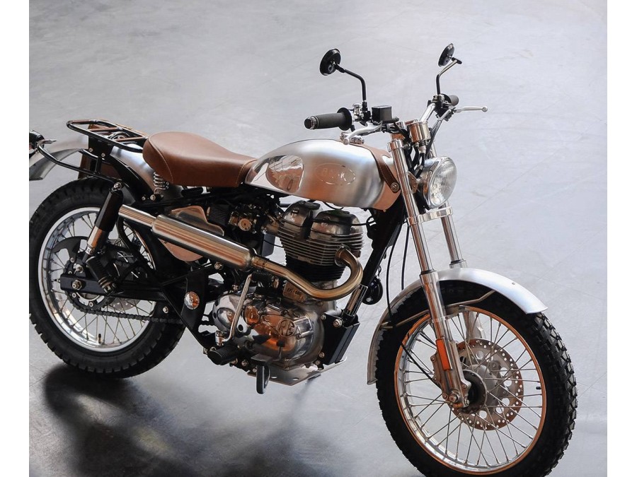 Round motorcycle mirror ø8