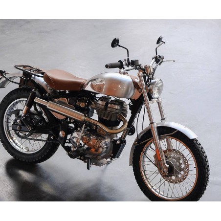Rétroviseur moto rond ø8 en acier
