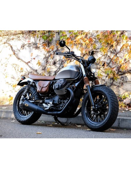 Borsa in pelle laterale per Moto Guzzi V7 III e V9