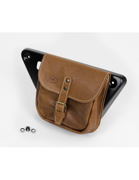Borsa in pelle laterale per Moto Guzzi V7 III e V9