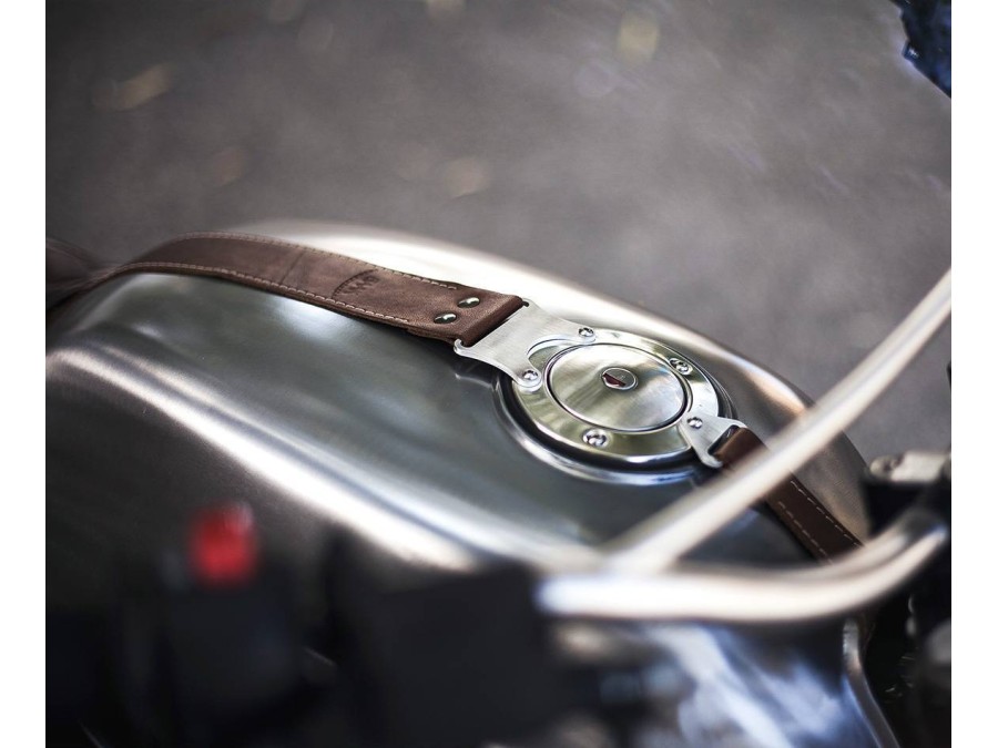 Gas tank leather belt for Moto Guzzi V7I / II