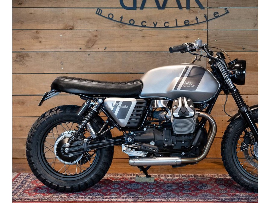 Asiento en cuero Classique para Moto Guzzi V7