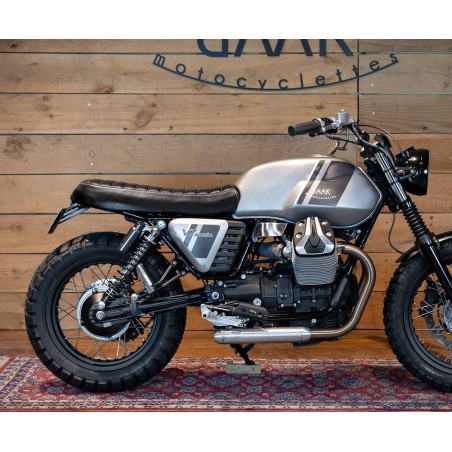 Saddle de cuero clásico para Moto Guzzi V7