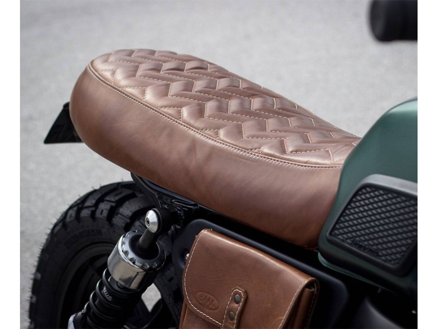 Sella in cuoio Classique per Moto Guzzi V7