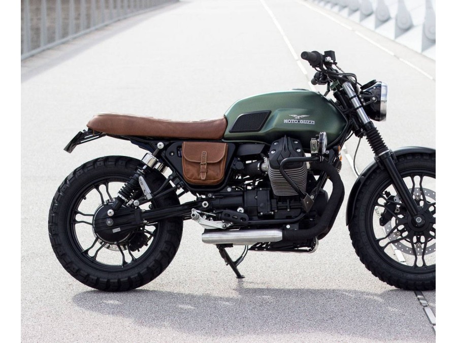 MOTO GUZZI ブラックシート Classic leather seat for Moto Guzzi V7