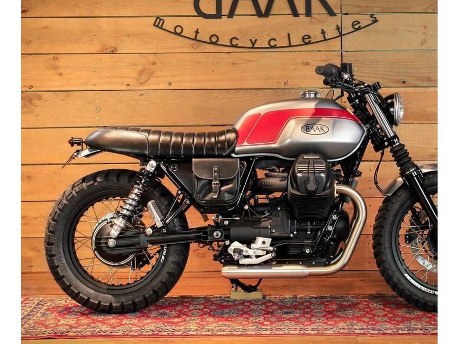 Sella in cuoio Heritage per Moto Guzzi V7