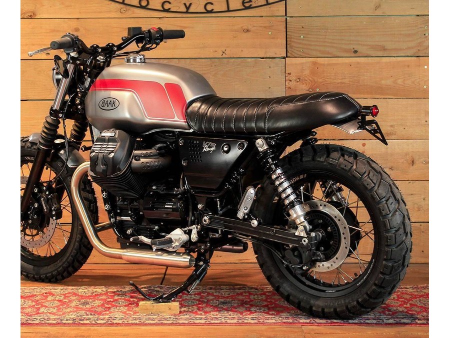 Sella in cuoio Heritage per Moto Guzzi V7
