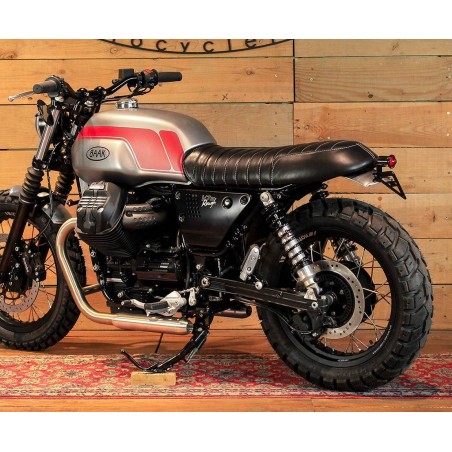Sella in cuoio Heritage per Moto Guzzi V7