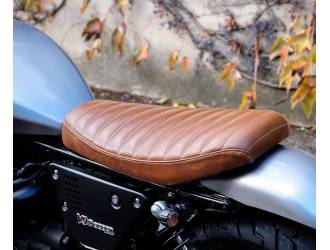 Selle en cuir pour Moto Guzzi V9