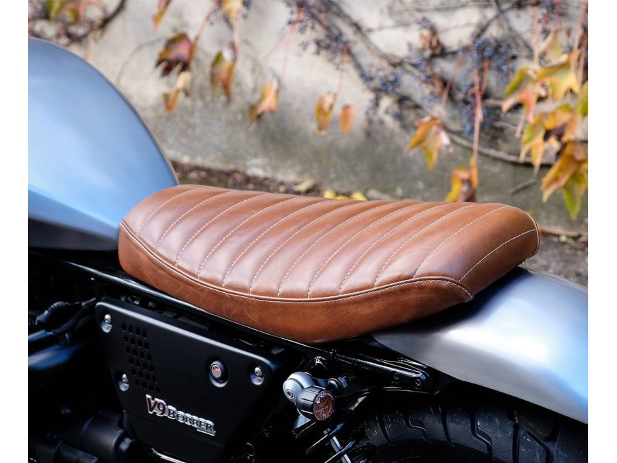 Sella in pelle per Moto Guzzi V9