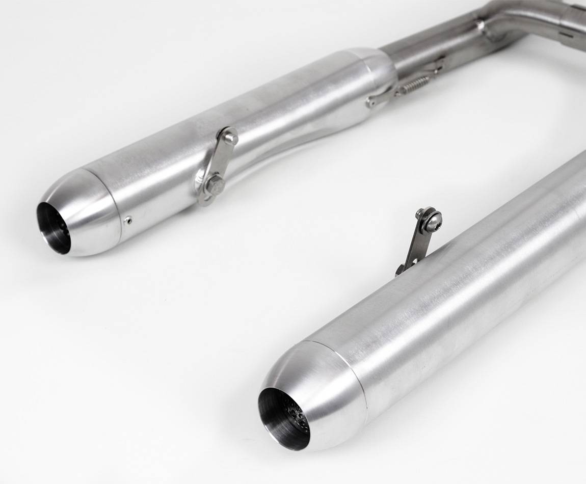 Bobber exhaust for Triumph (pre-2016)