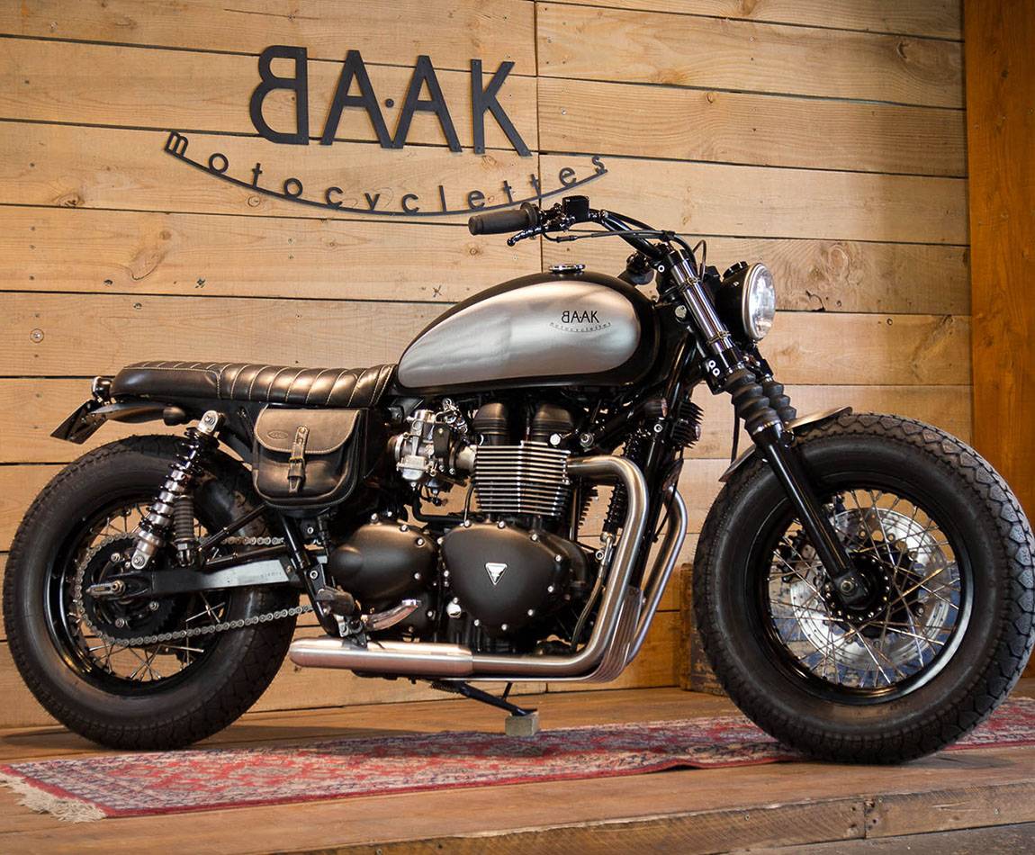 Bobber exhaust for Triumph (pre-2016)