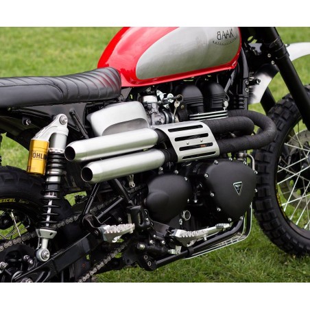Stainless steel collars for exhaust wrap