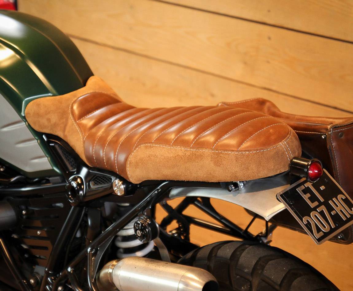 Heritage leather seat for BMW R NineT
