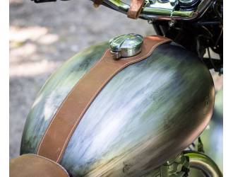 Protection réservoir en cuir pour Royal Enfield 650 - Tendance