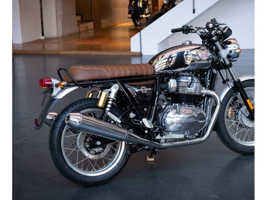 Sella in cuoio Heritage per Royal Enfield 650 Interceptor / Continental GT